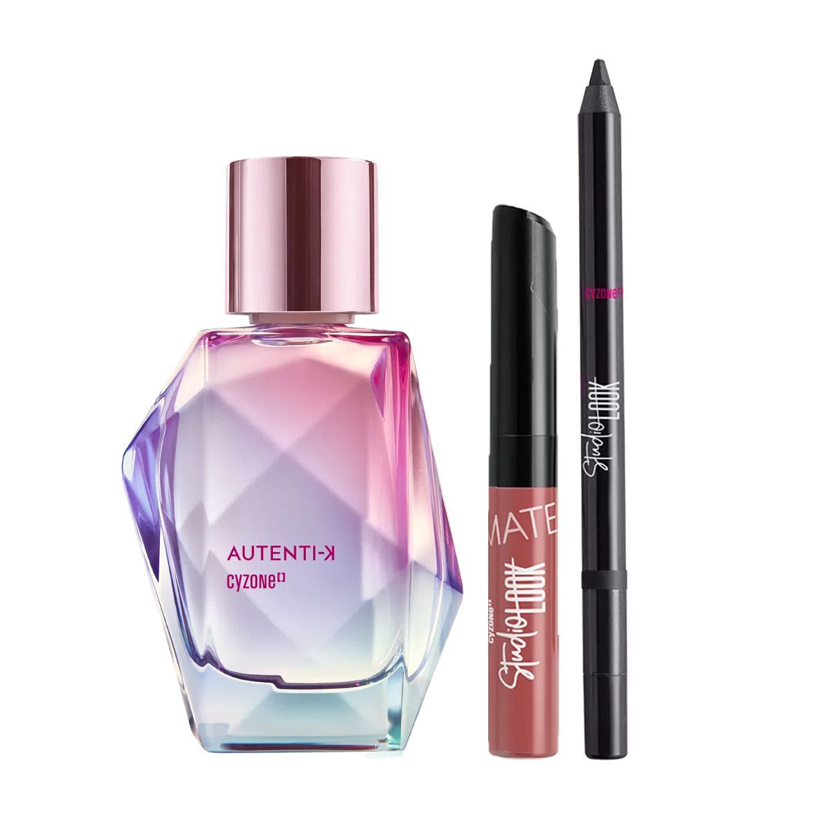 CYZONE - Autentik Perfume de Mujer con Labial y Delineador