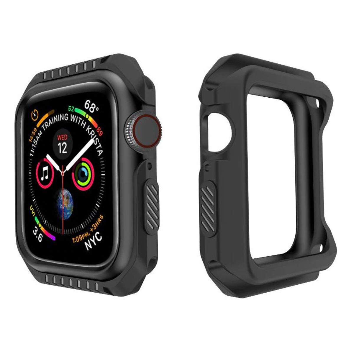 GENERICO - Case Armor para Apple Watch 40mm - Negro