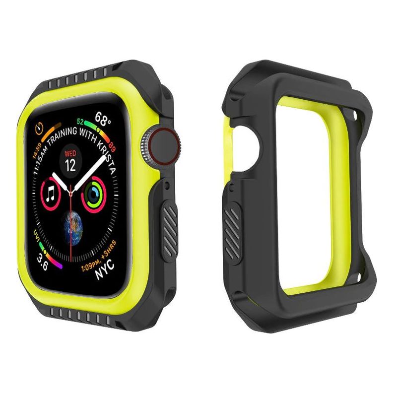 GENERICO - Case Armor para Apple Watch 42mm - NAmarillo