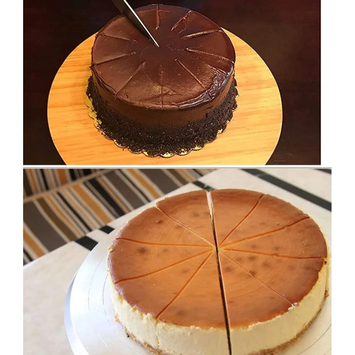 GENERICO - Marcador de tortas de 12 y 18 Porciones