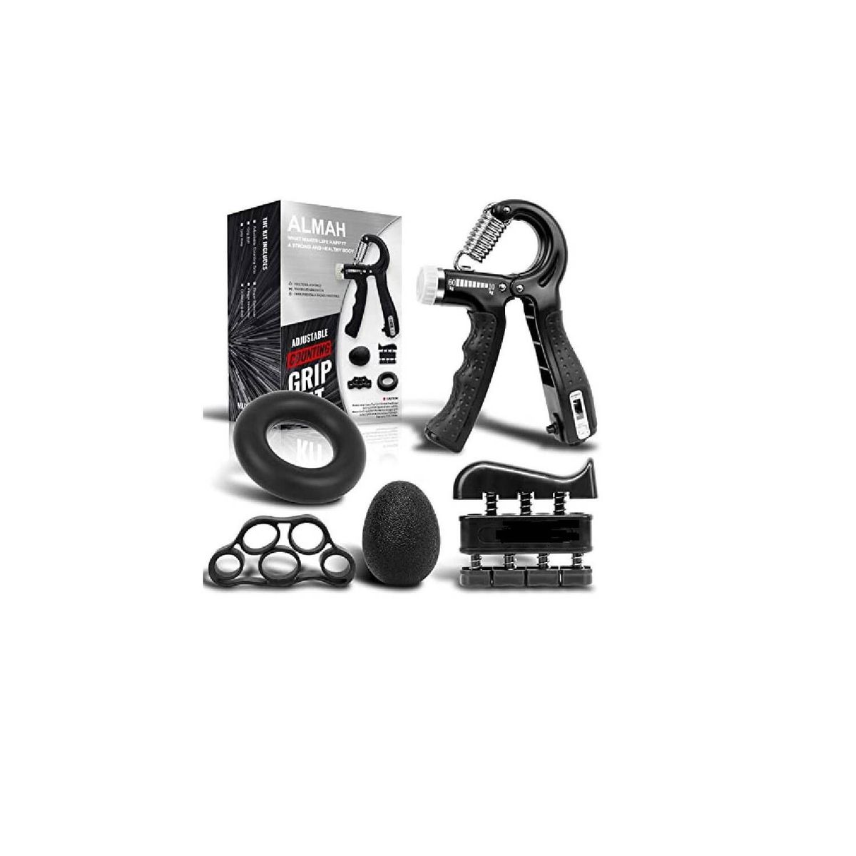 GENERICO - Hand Grip de 5 Piezas Fortalecimiento de Mano