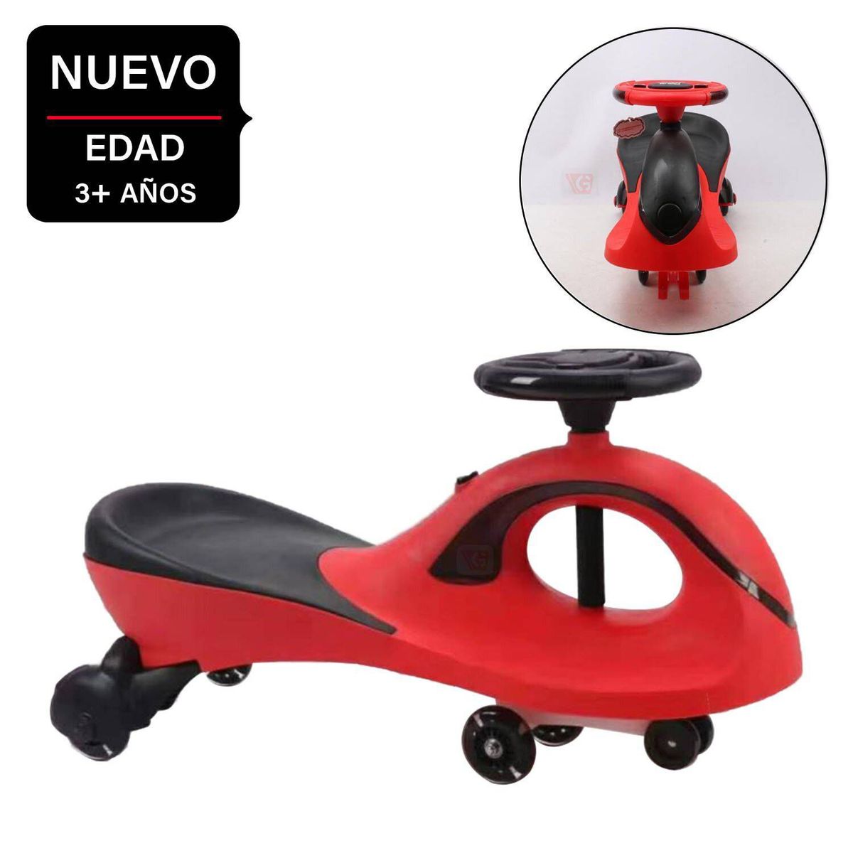 DOUX BEBE - TwisCar Ballena RojoNegro