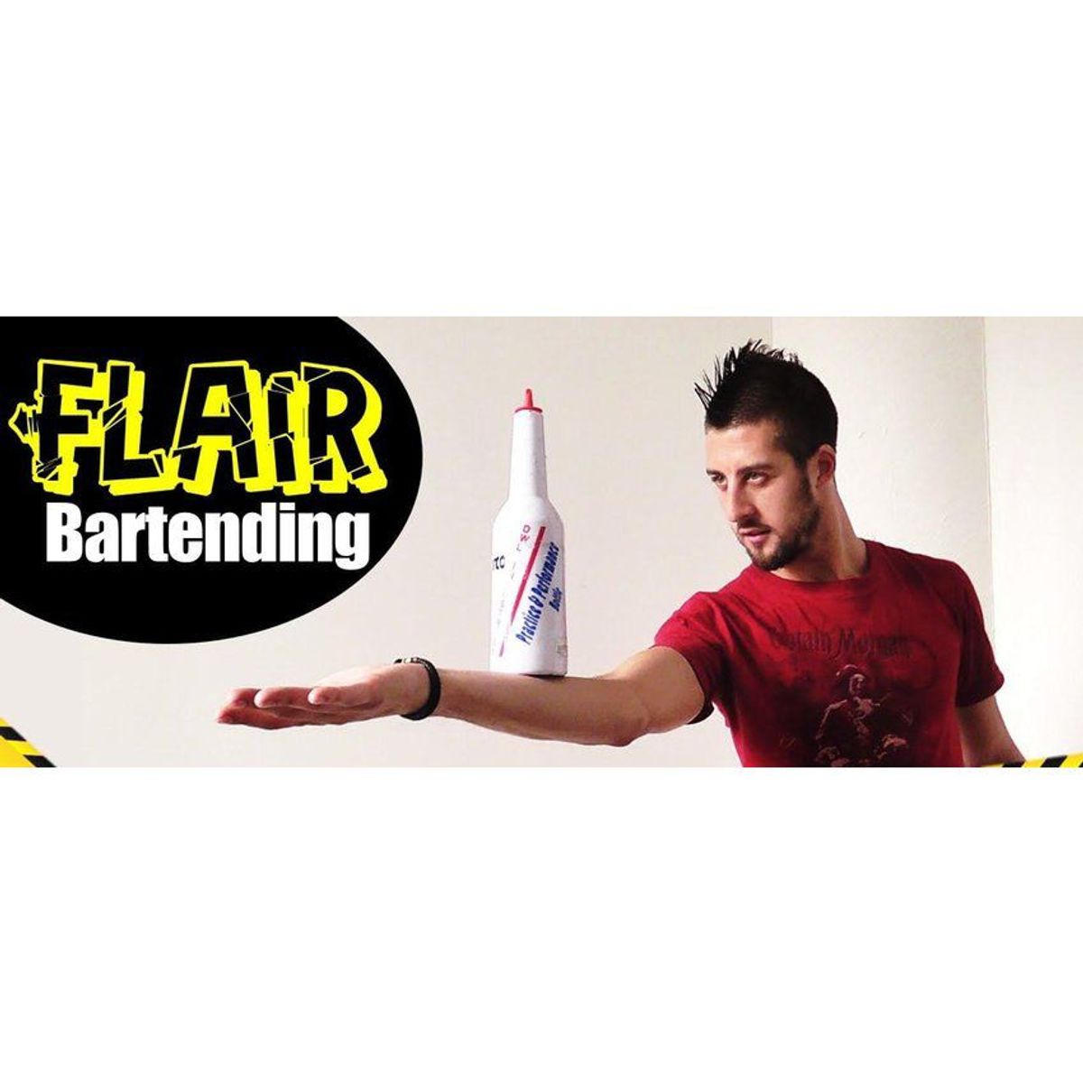 GENERICO - Botella para Barman color blanco