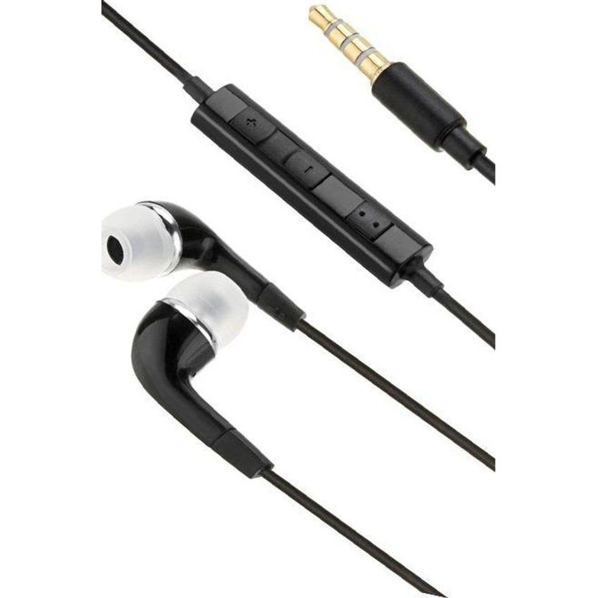 SAMSUNG - Audífonos Samsung Original Jack 3.5 mm Con Control de Volumen - Negro