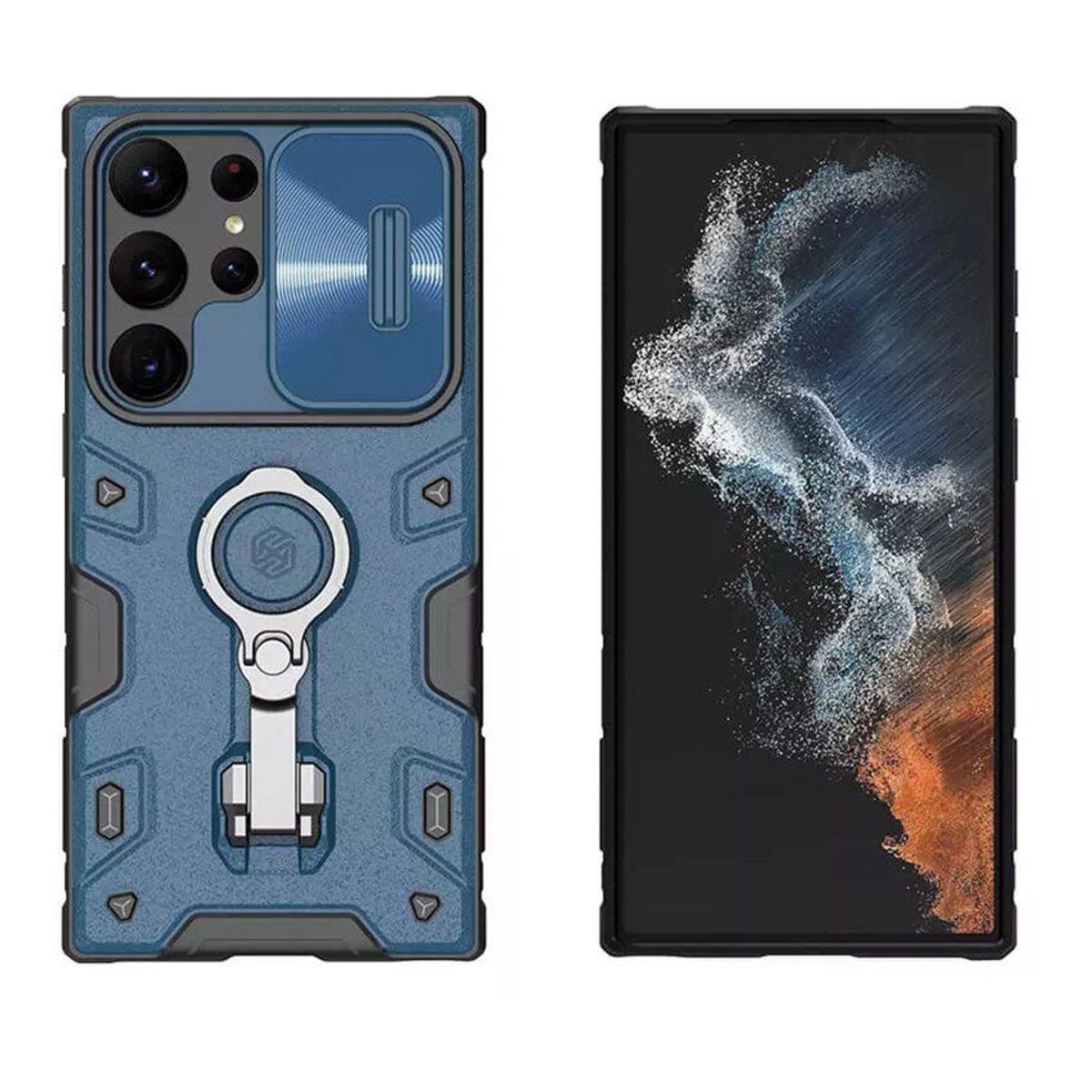 NILLKIN - Nillkin Camshield Armor Pro Samsung Galaxy S23 Ultra - Azul