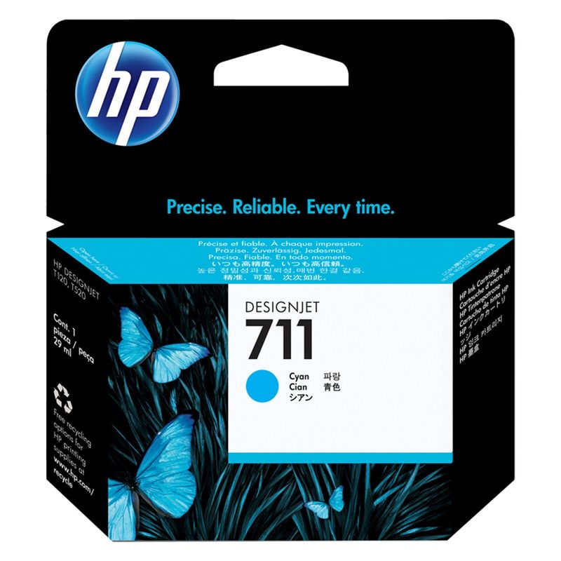 HP - CARTUCHO DE TINTA HP 711 CIAN 29ml (CZ130A) ORIGINAL