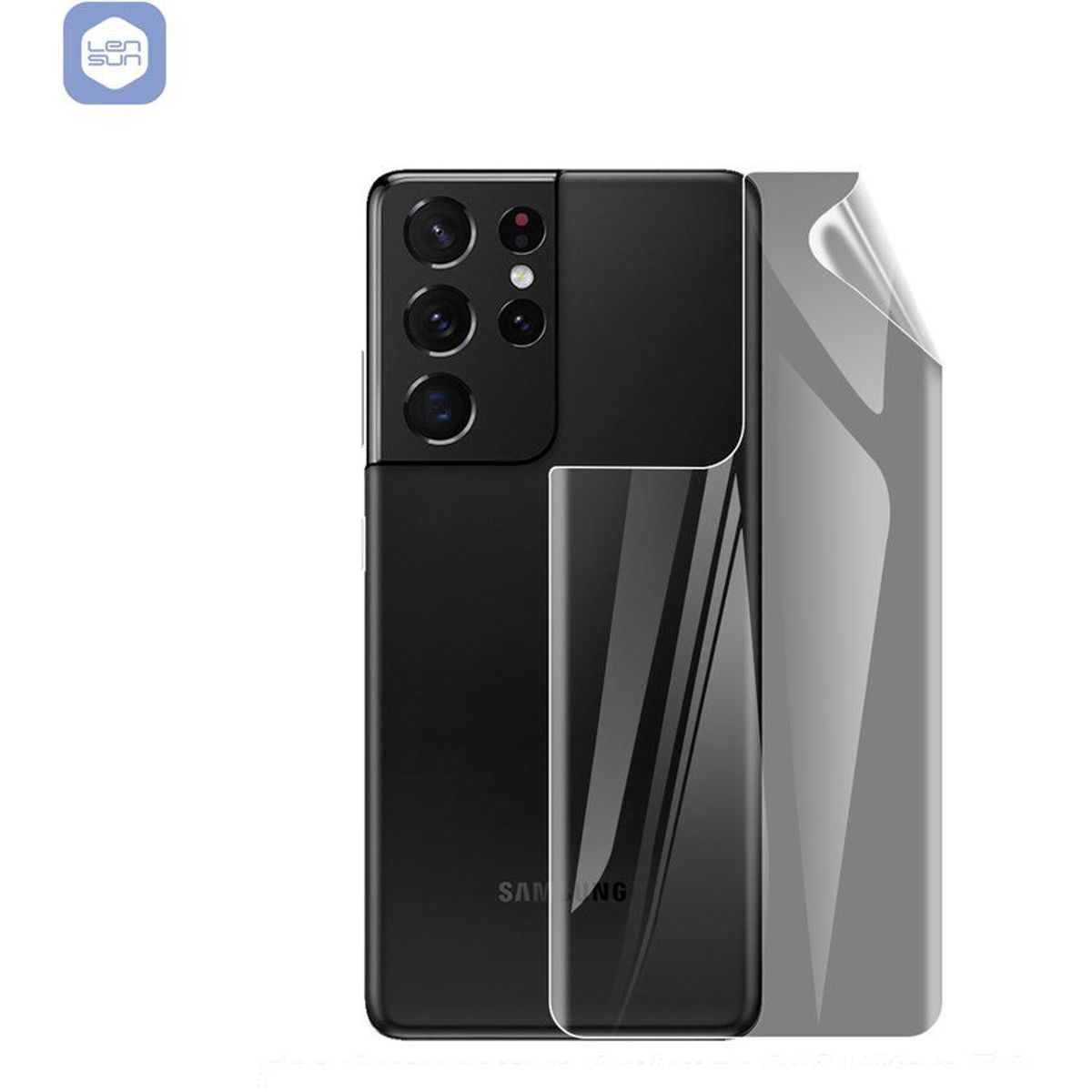 LENSUN - Mica Hidrogel Lensun para Samsung S22 Ultra Ambos Lados Transparente