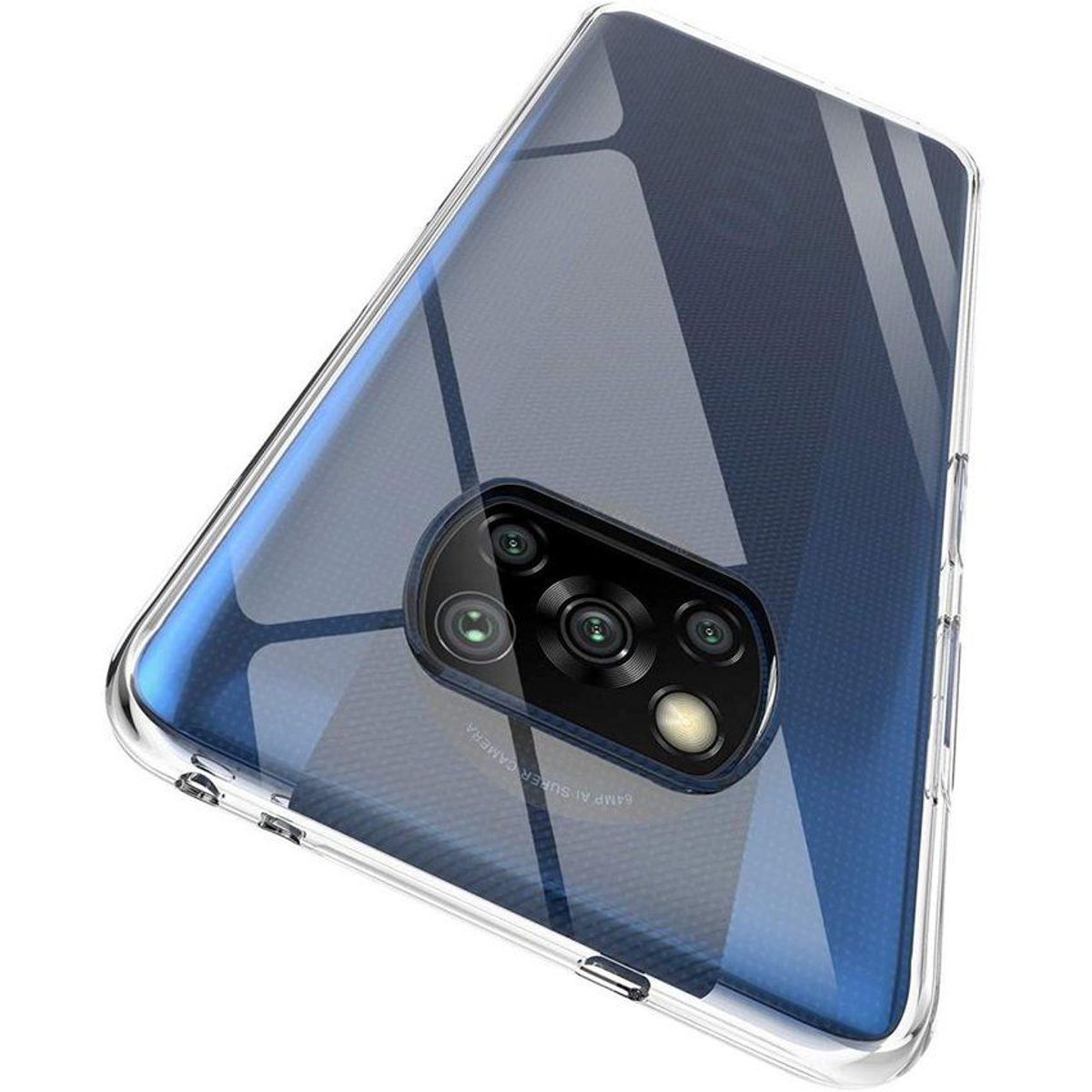 FUNDAANTIGOLPES - Space Drop Collection Case For Xiaomi Poco X3 Pro Transparente