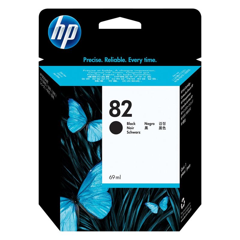 HP - CARTUCHO DE TINTA HP 82 NEGRO 69ml (CH565A) ORIGINAL