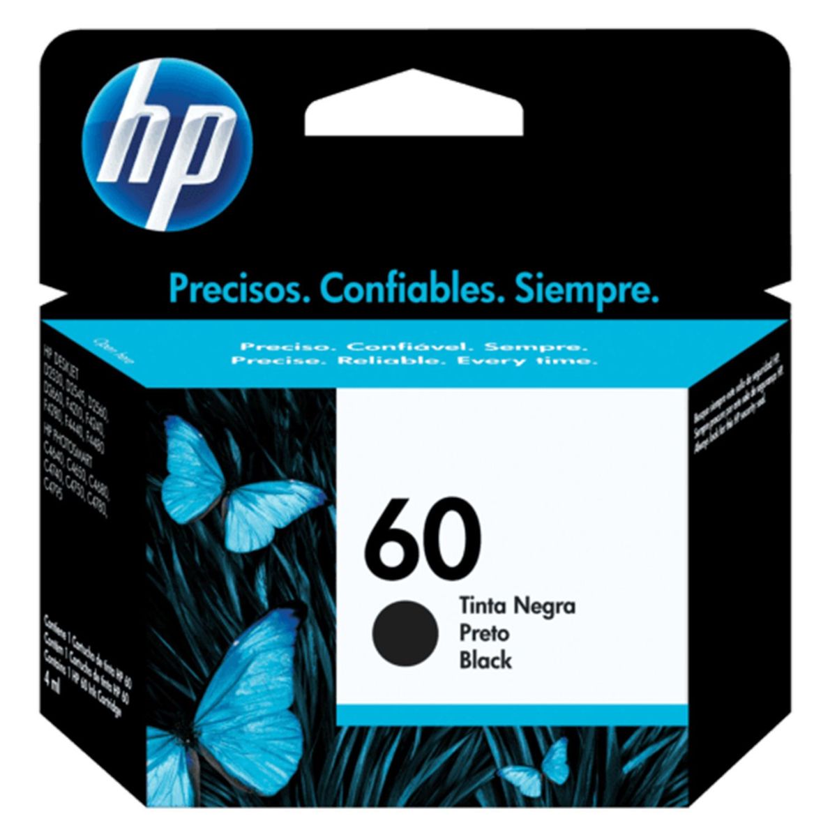 HP - CARTUCHO DE TINTA HP 60 NEGRA (CC640WL) ORIGINAL