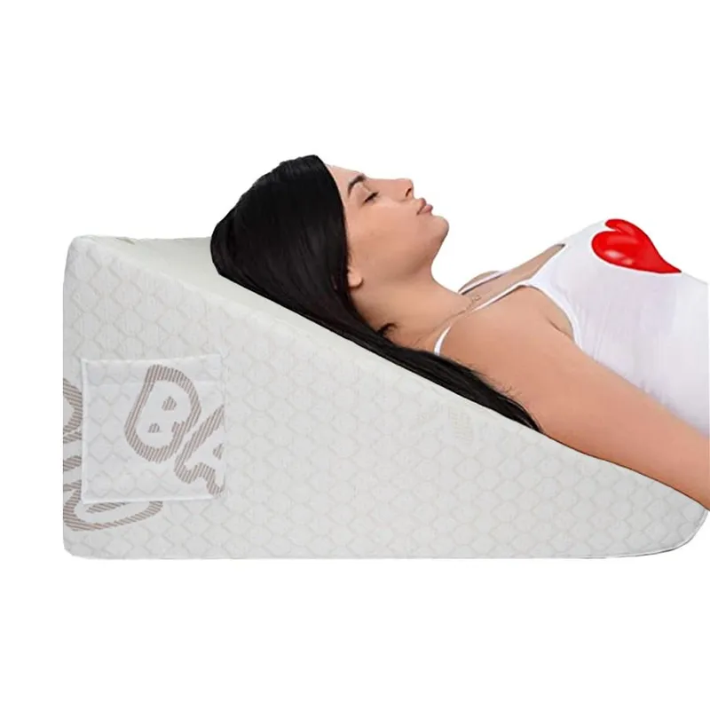 TERAFLEX - ALMOHADA COJIN ANTIREFLUJO BAMBOO MEMORY FOAM  64x60x30 CM