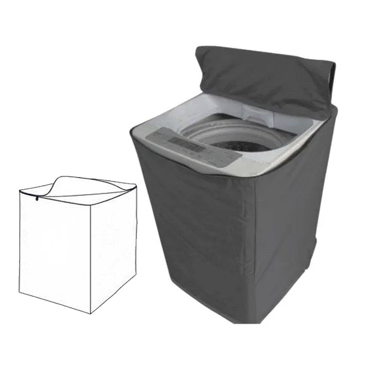 GENERICO - Funda Forros de Lavadora 10-15 Kg Impermeable