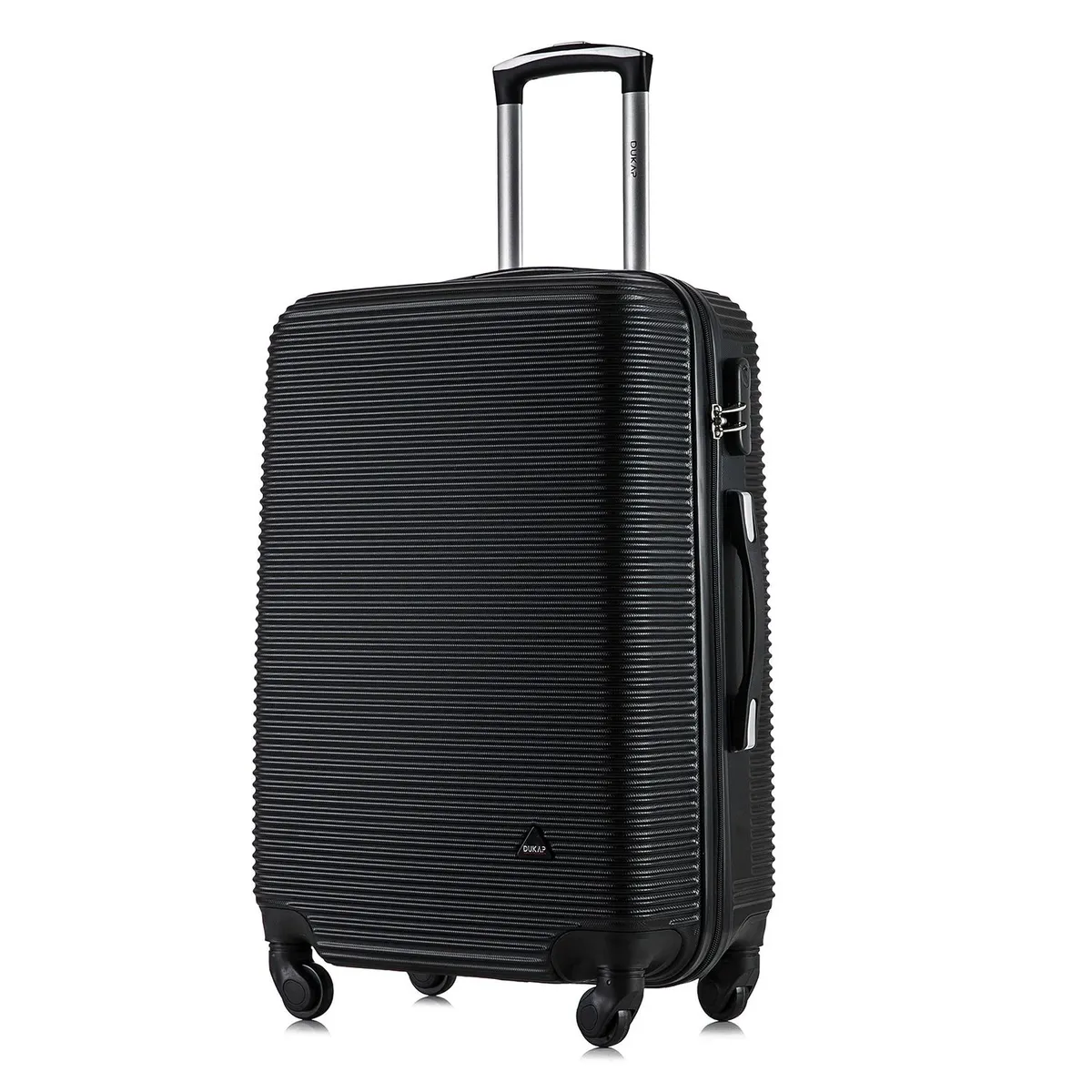 DUKAP - Maleta Grande Dukap Royal Negra 71Cm Rígida 4 Ruedas