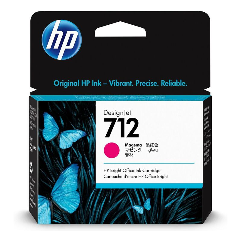 HP - CARTUCHO DE TINTA HP 712 MAGENTA 29ml (3ED68A) ORIGINAL