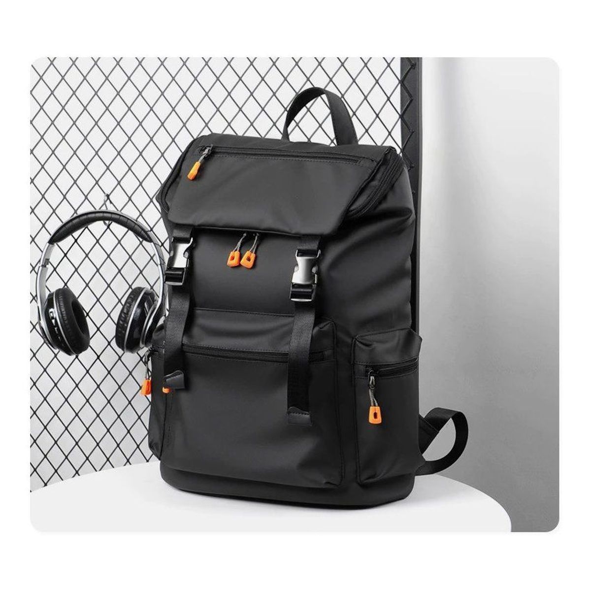 GENERICO - Mochila hombre tipo golden wolf premium portalaptop con carga usb