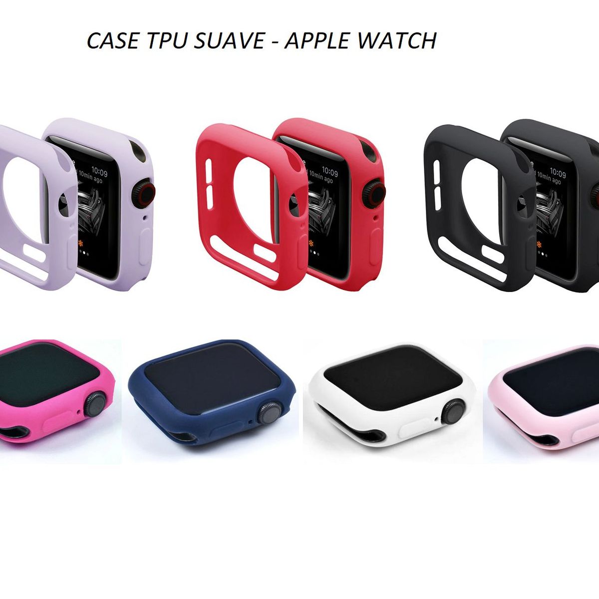 GENERICO - Case Tpu Suave para APPLE WATCH 41mm - Blanco