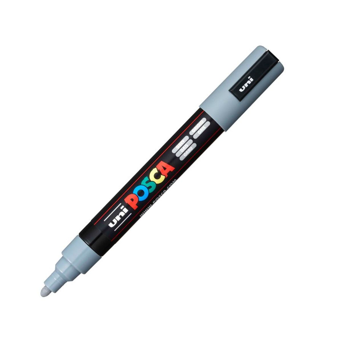 POSCA - POSCA Marcador PC-5M Gris    