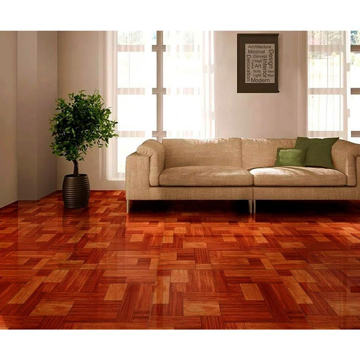 RUST OLEUM - VARATHANE POLIURETANO PISOS INTERIOR SATINADO BASE AGUA 1 GALÓN