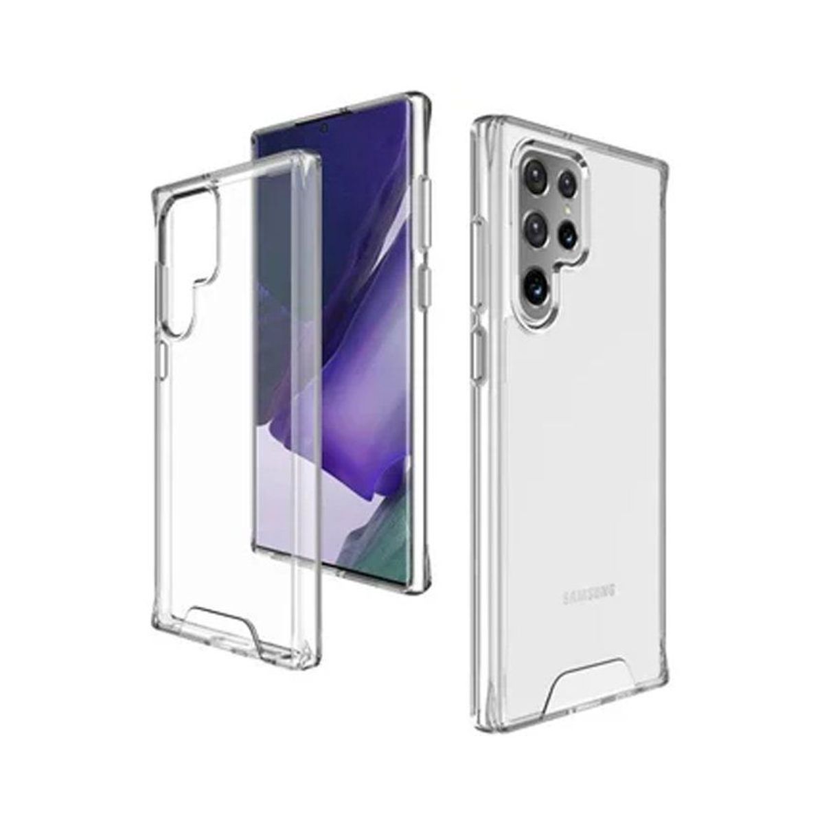 CASE - Case Funda Space para Samsung Galaxy S22 Ultra - Transparente