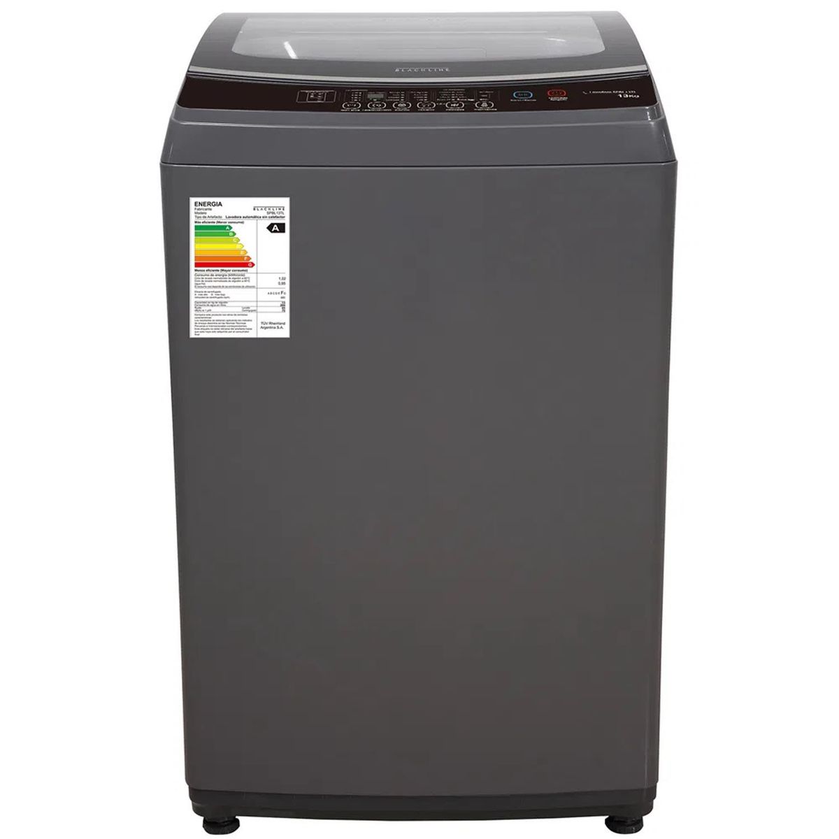 BLACKLINE - Lavadora blackline 13 kg carga superior SPBL13TL- gris