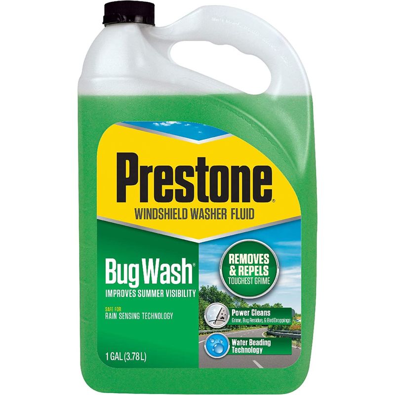 PRESTONE - Limpia parabrisas Bug Wash Prestone concentrado verde 1 gln.