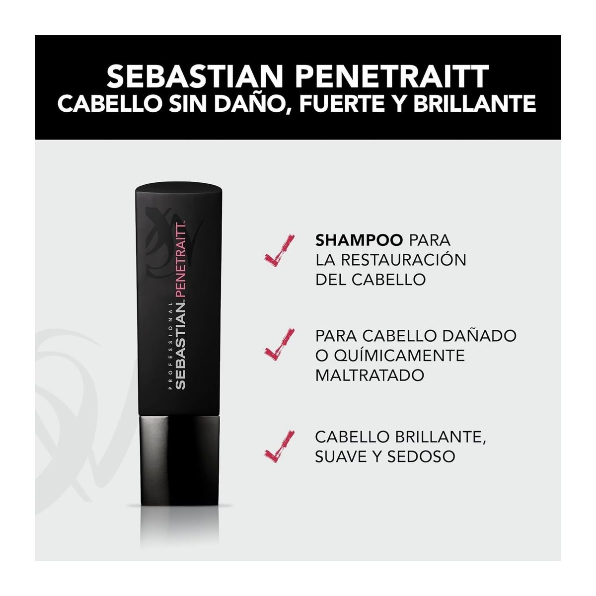 SEBASTIAN - Shampoo Reparador 250ml + Acondicionador 250ml Sebastian Penetraitt