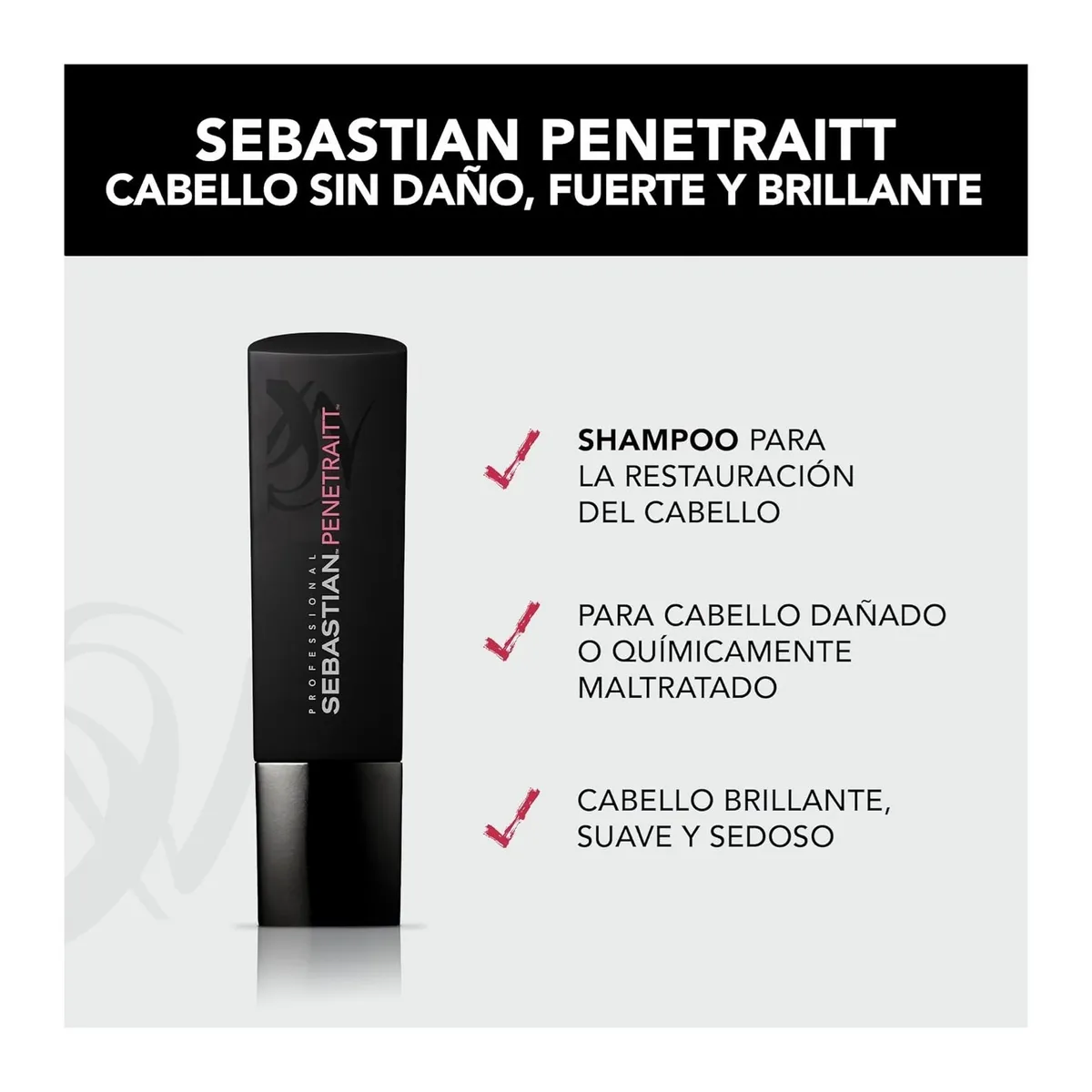 SEBASTIAN - Shampoo Reparador 250ml + Conditioner +Mascarilla Sebastian Penetraitt