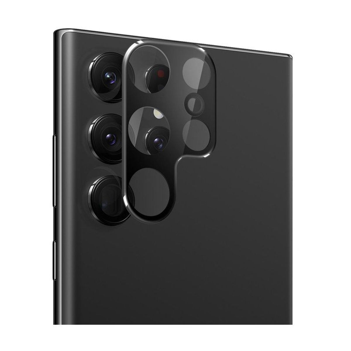 GENERICO - Protector Cámara para Samsung S22 Ultra - Negro