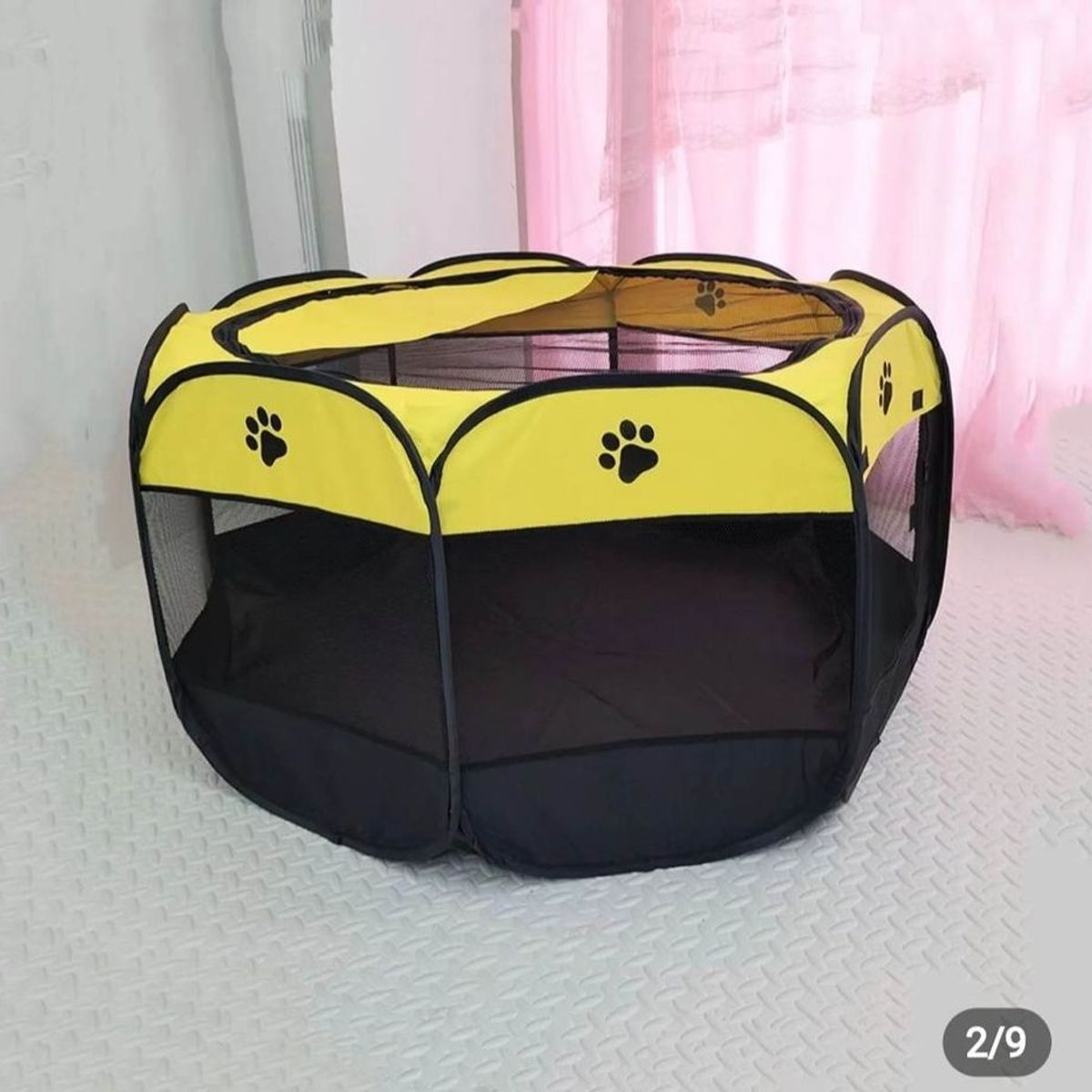 GENERICO - Corral Plegable Jaula Portatil Mascotas Perro Gato -Talla S