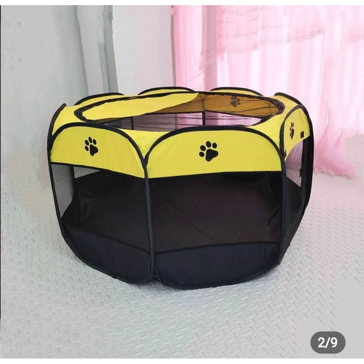 GENERICO - Corral Plegable Jaula Portatil Mascotas Perro Gato -Talla S