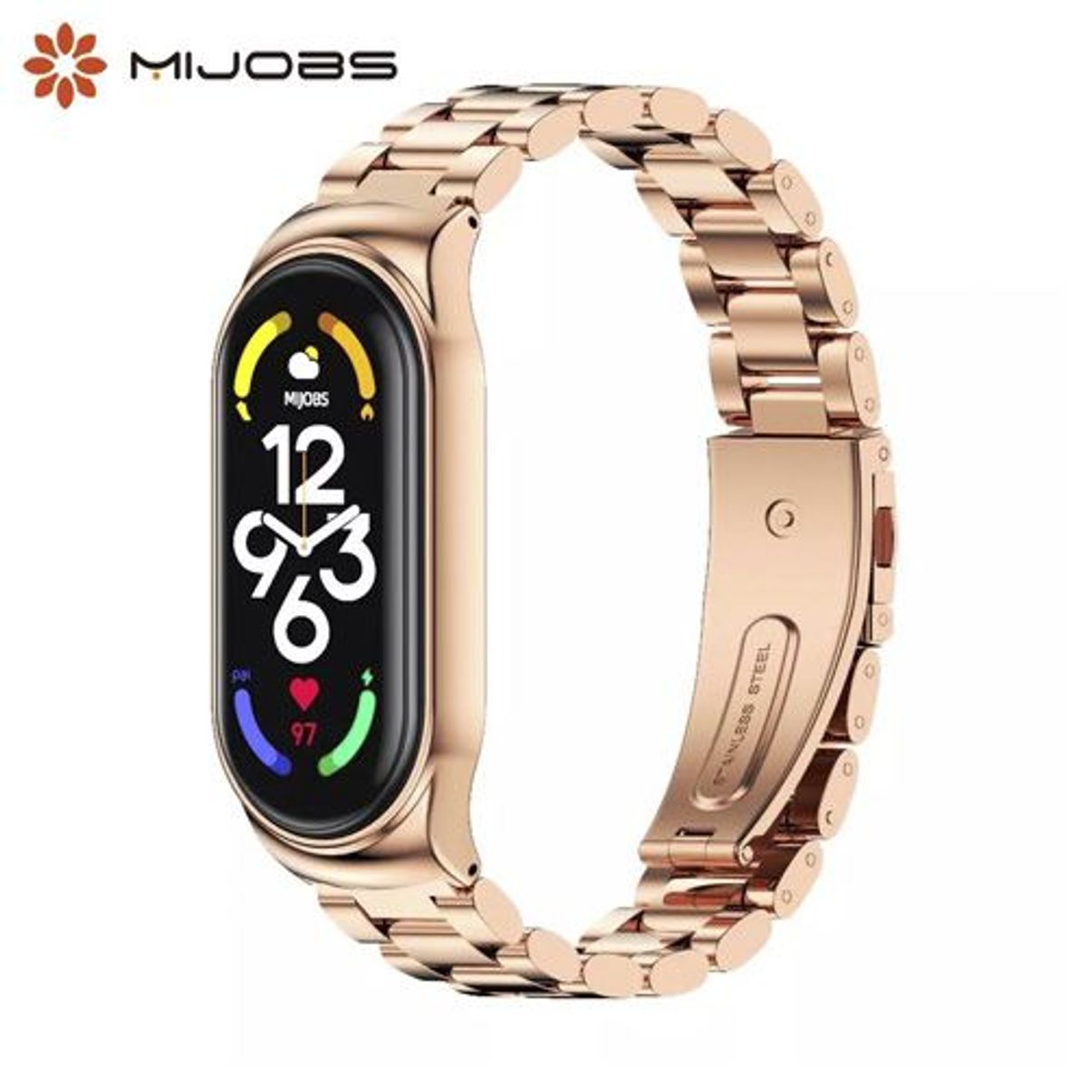 GENERICO - Correa de metal compatible con xiaomi mi smart band 7