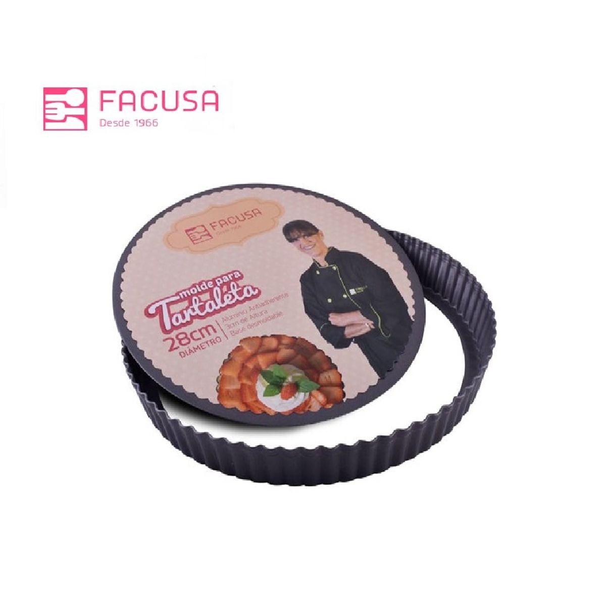 FACUSA - Molde Tartaleta 28 x 3 cm  FACUSA