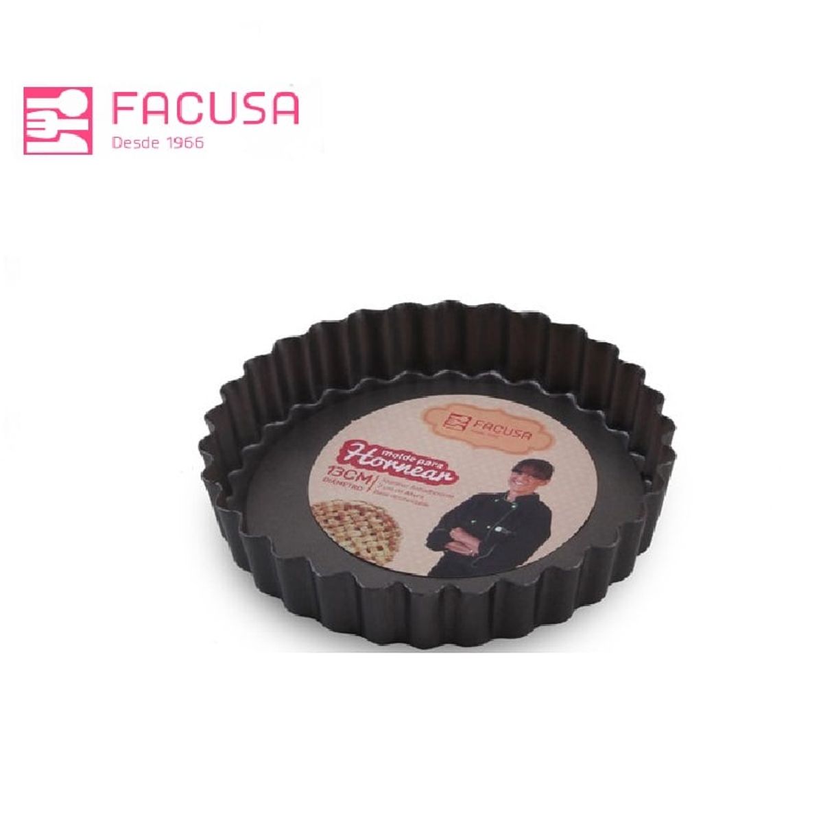 FACUSA - Molde Redondo fileteado Facusa 13 X 2Cm