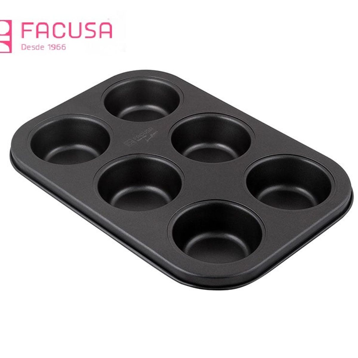 FACUSA - Molde x 06 quequitos Facusa  26.5x18x3cm