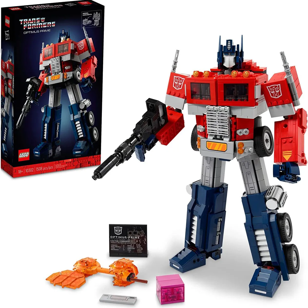 LEGO - LEGO Transformers 10302 Optimus Prime  (1508 Pieces)