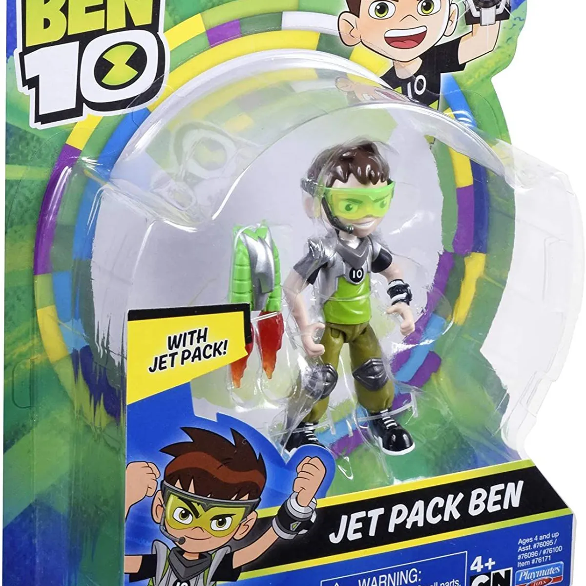 PLAYMATES TOYS - Ben 10 Figura Jet Pack de Ben