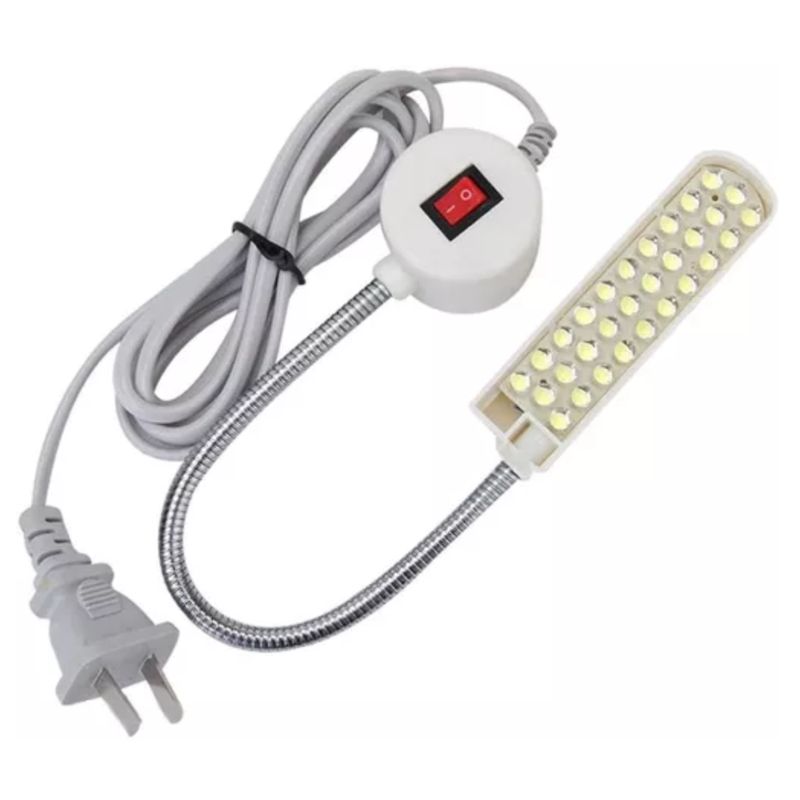 GENERICO - Lampara Imantada Foco Led Flexible P/ Maquina Coser 30 FOCOS