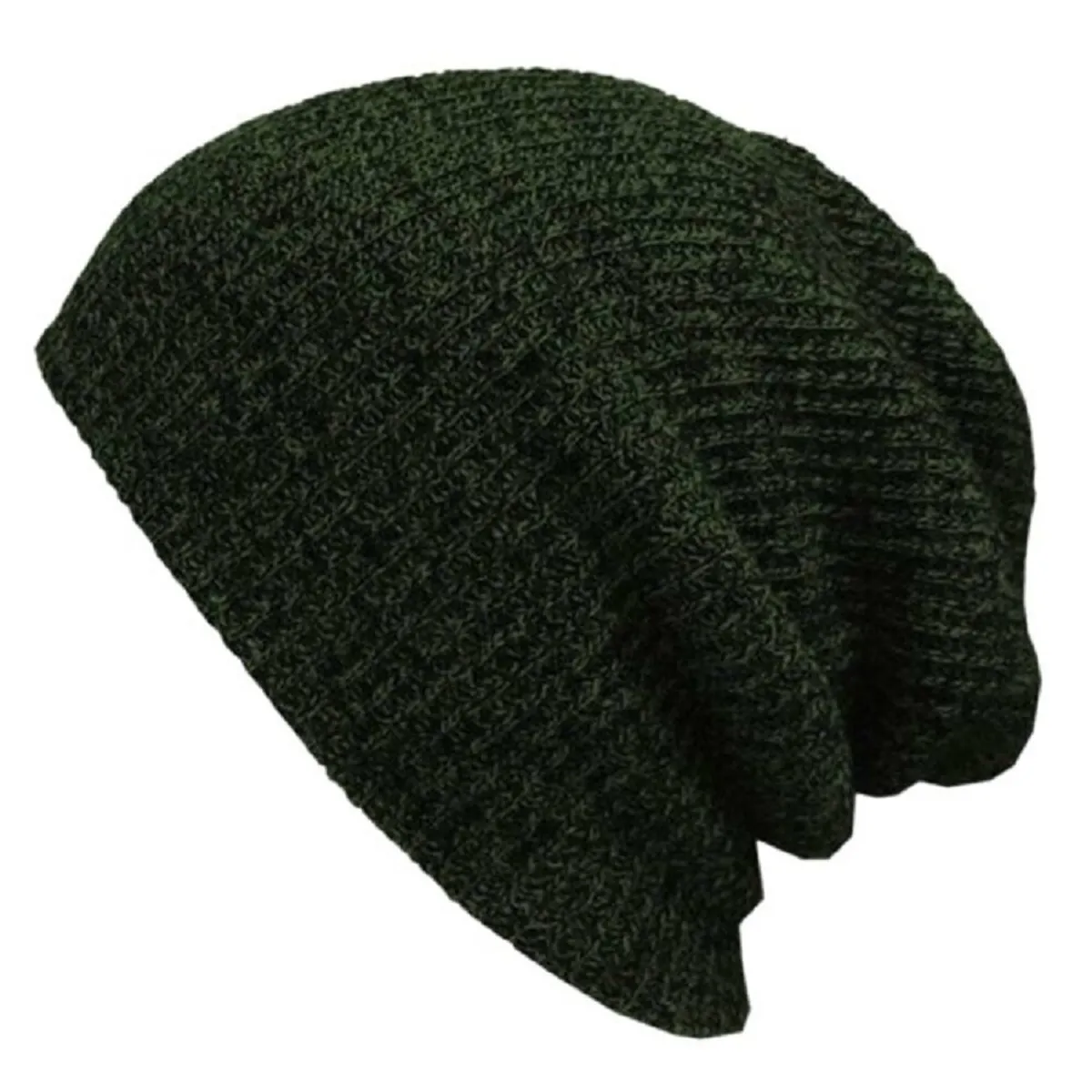 KAST PE - Beanie Clásico Jaspeado Verde Unisex