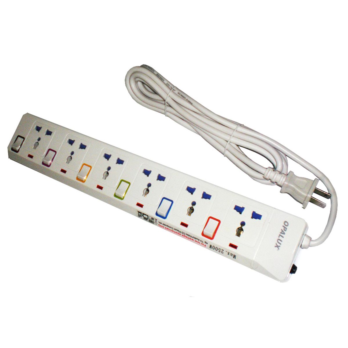 OPALUX - EXTENSION Supresor de Picos 6 SALIDAS INDEPENDIENTES - OPALUX