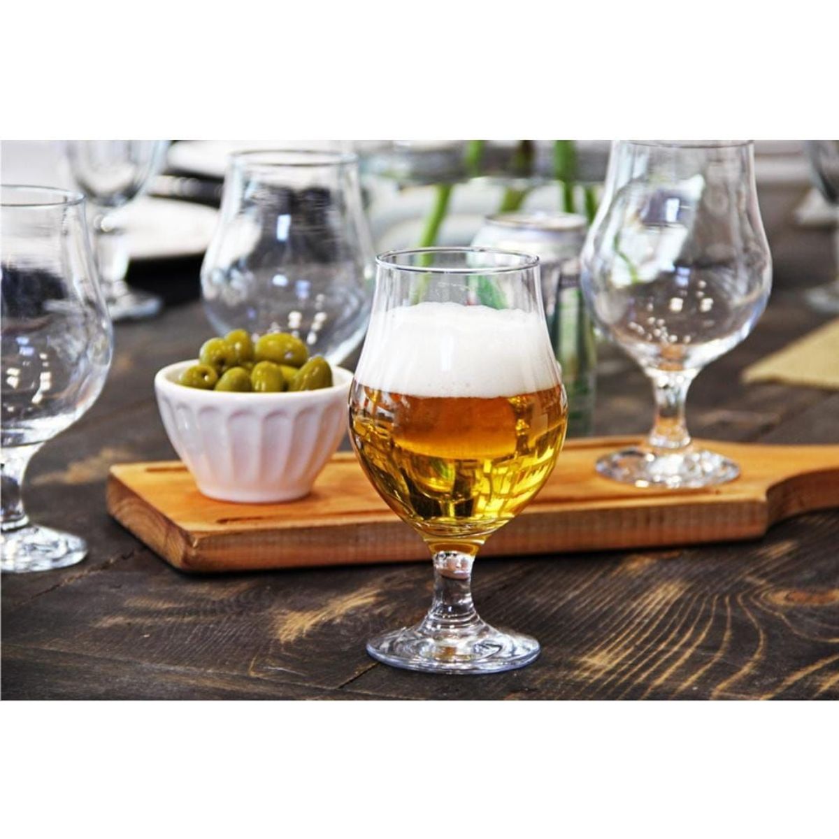 GENERICO - Set x 6 Copas para Cerveza modelo elegante