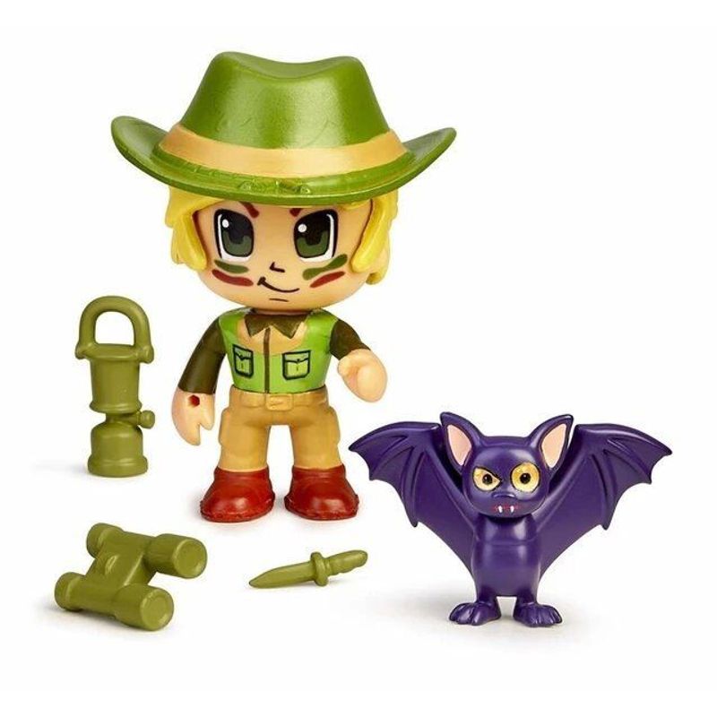 PINYPON - Juguete Figura de Acción Pinypon Action Wild Explorador  Murciélago