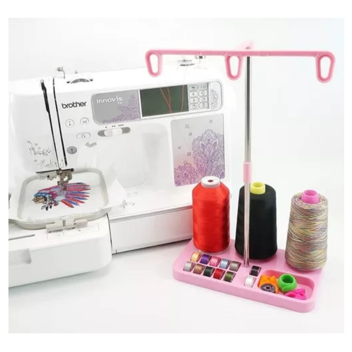 GENERICO - Porta Hilo Para Maquinas De Coser Familiares Doméstica