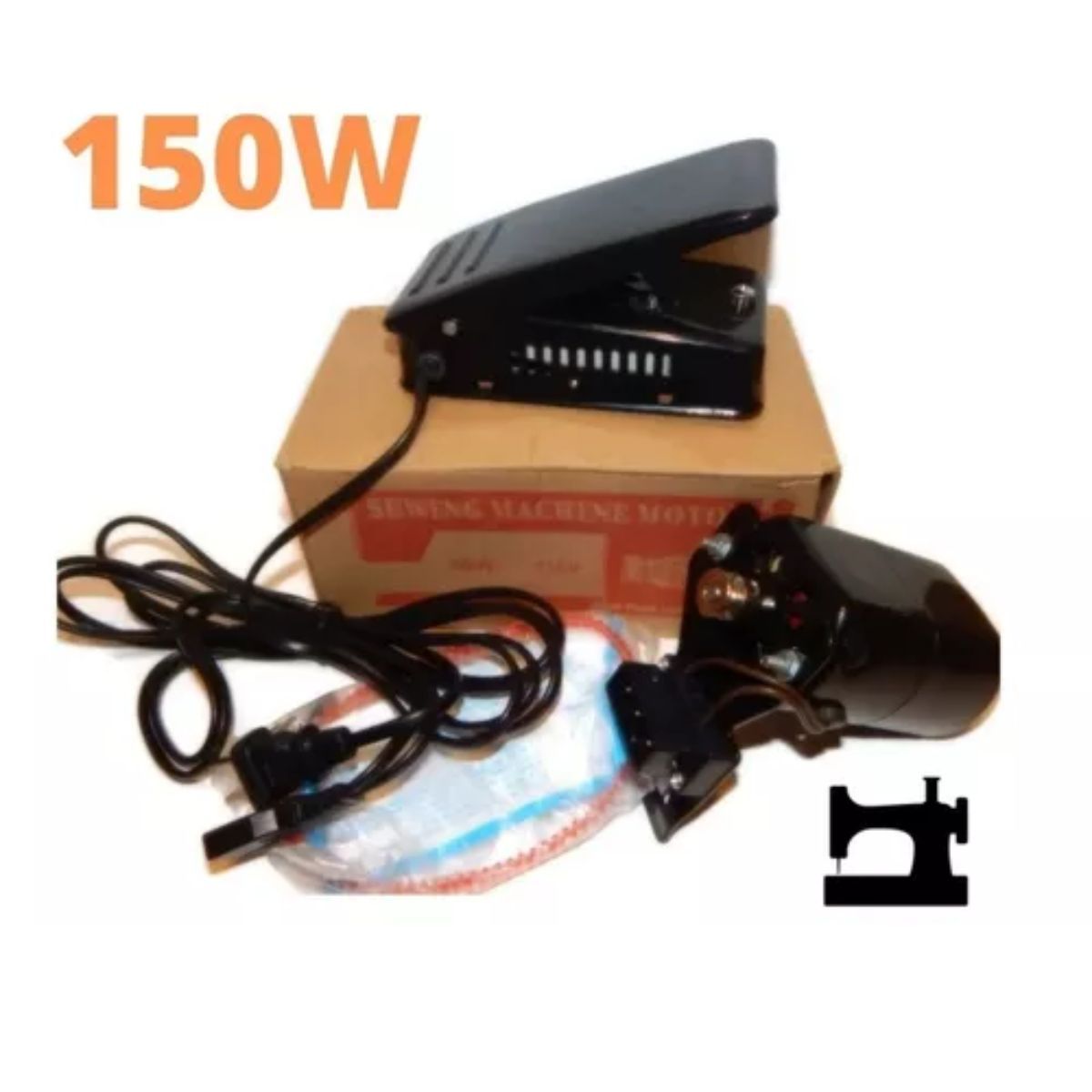 GENERICO - Motor Y Pedal Para Maquinas De Coser Familiares Domésticas