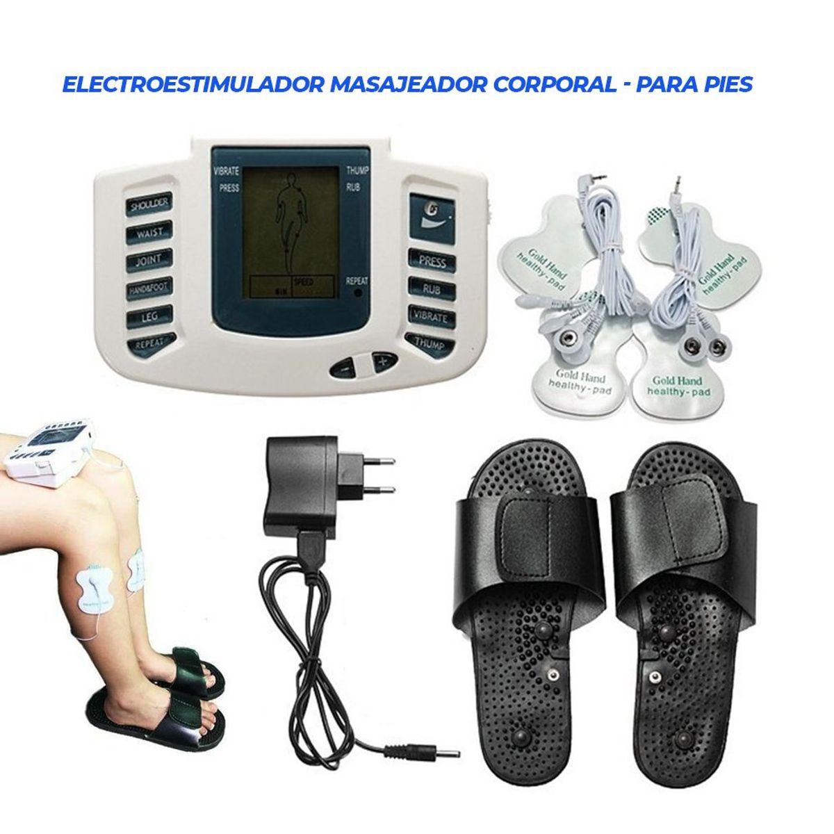 GENERICO - Electroestimulador Masajeador Corporal - para Pies
