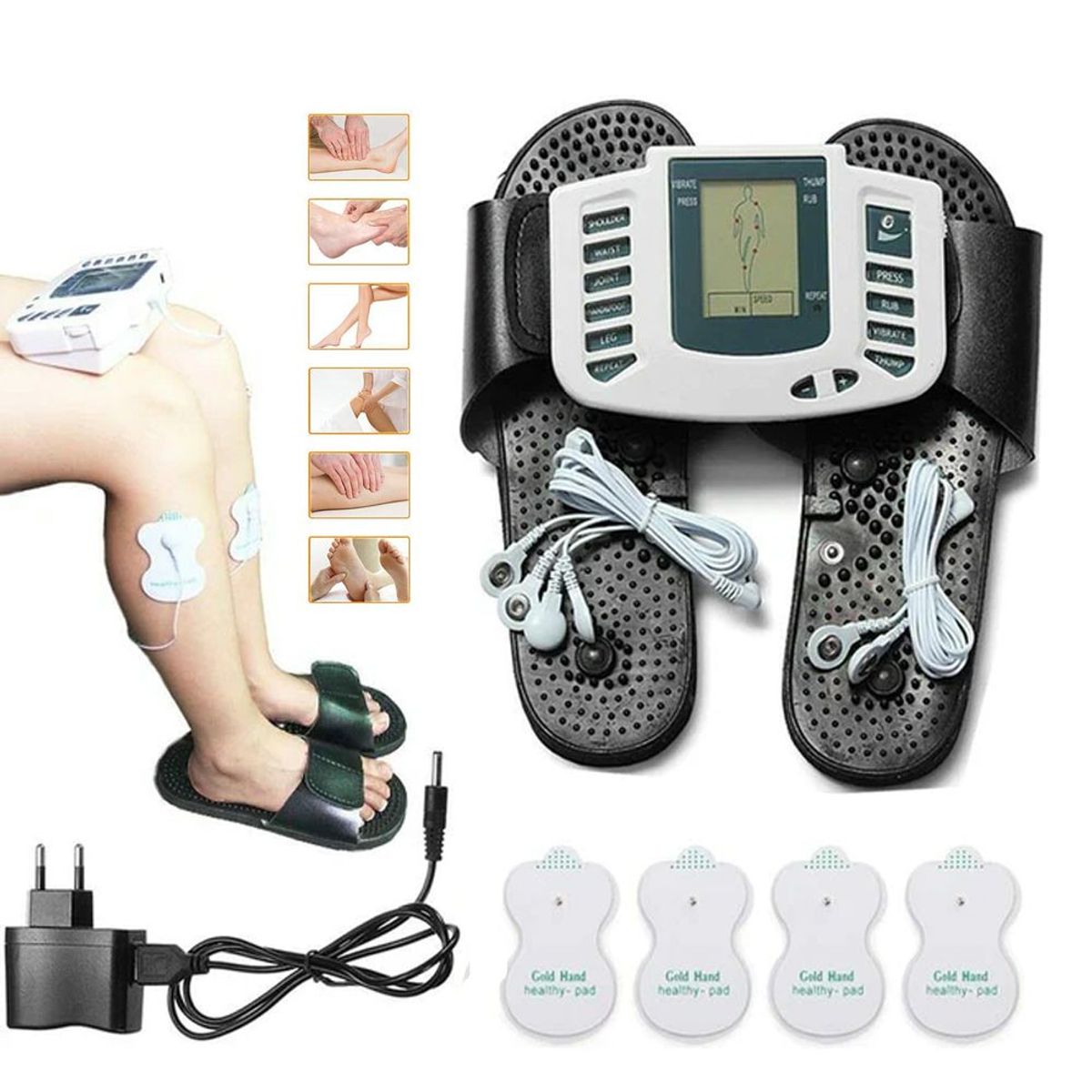 GENERICO - Electroestimulador Masajeador Corporal - para Pies