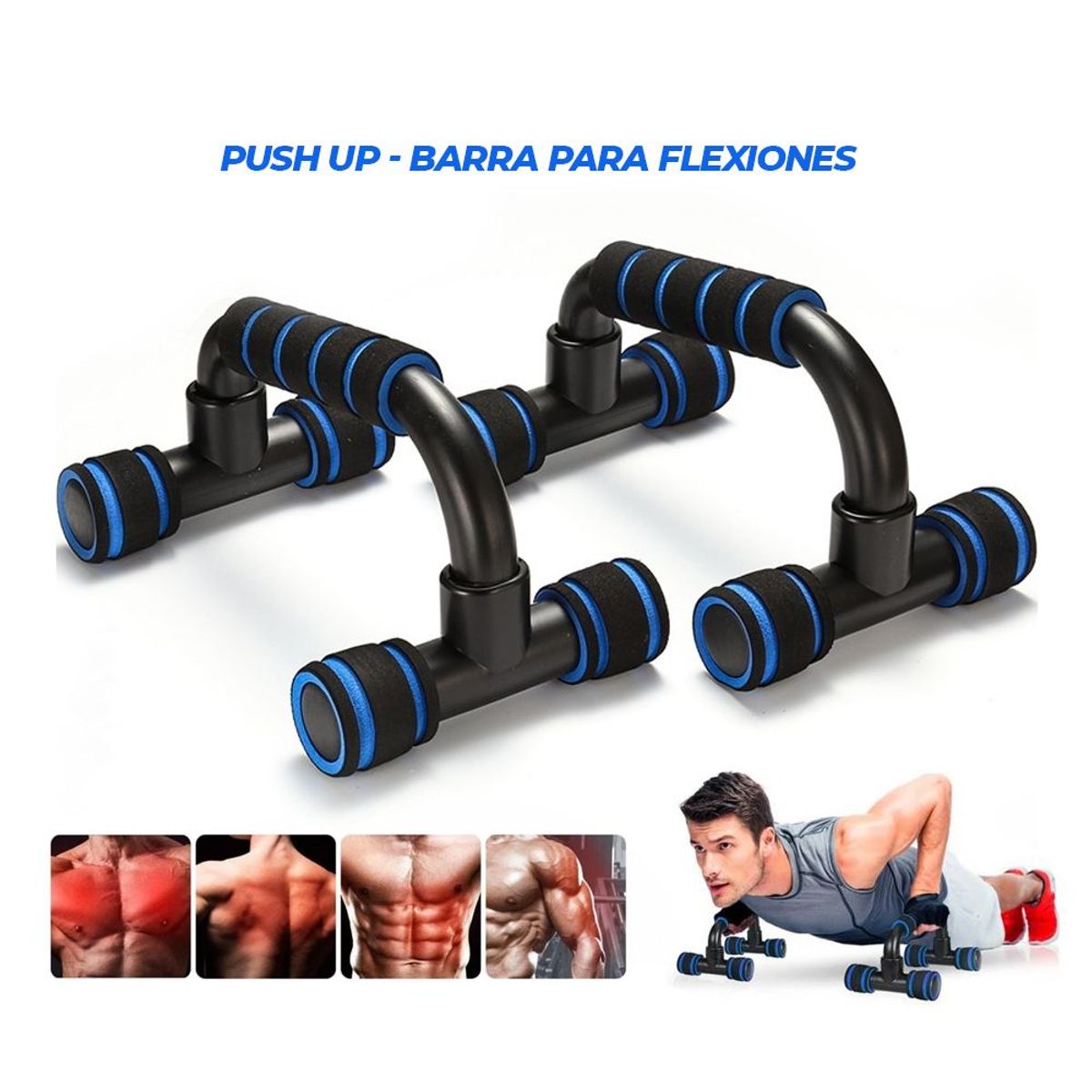 HOLGU - Barras para Planchas - Push Up Flexiones