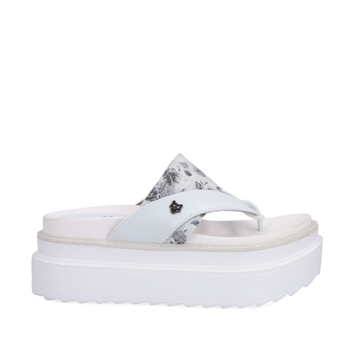 GOTTA - Sandalia Plataforma Blanca Mujer 25234 Gotta