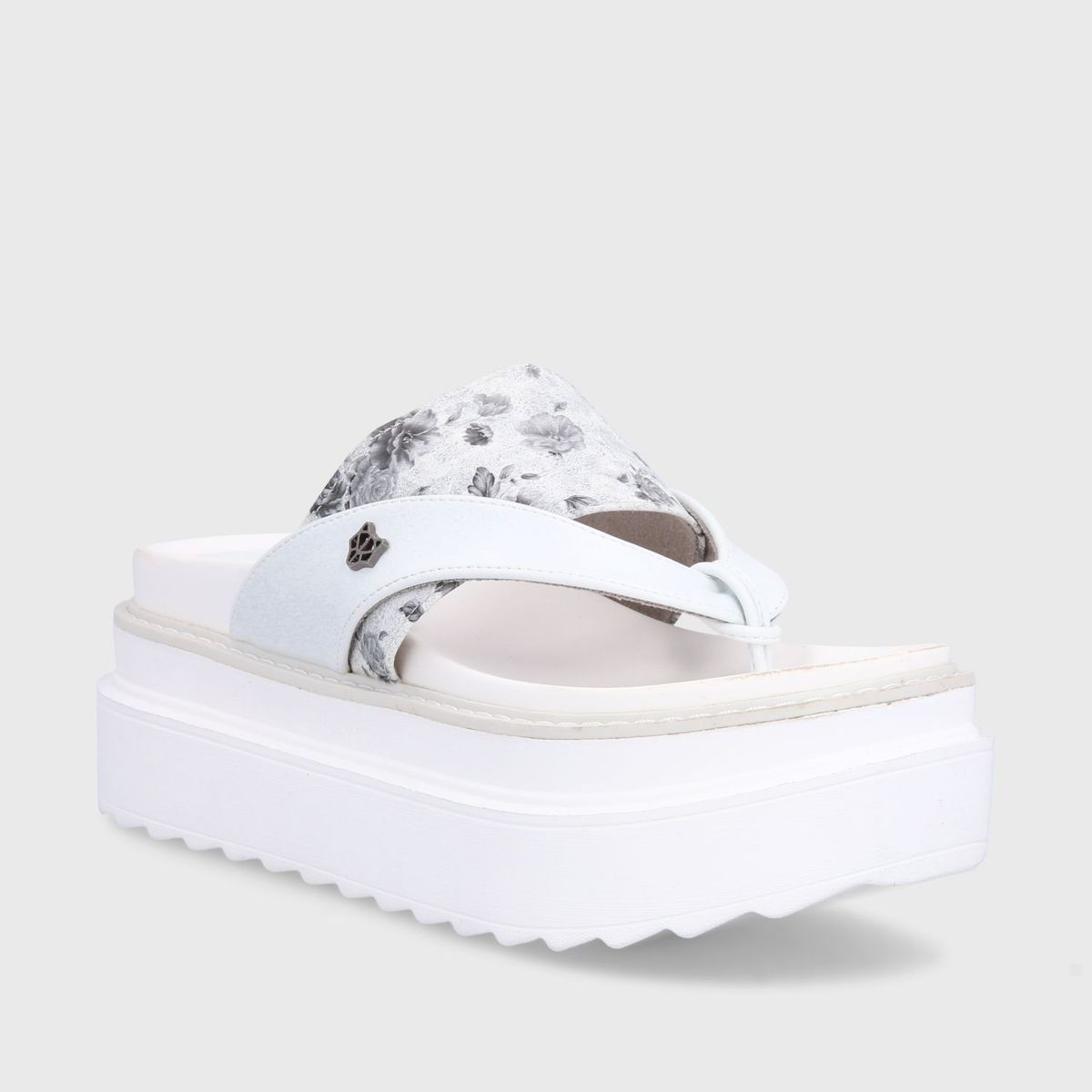 GOTTA - Sandalia Plataforma Blanca Mujer 25234 Gotta