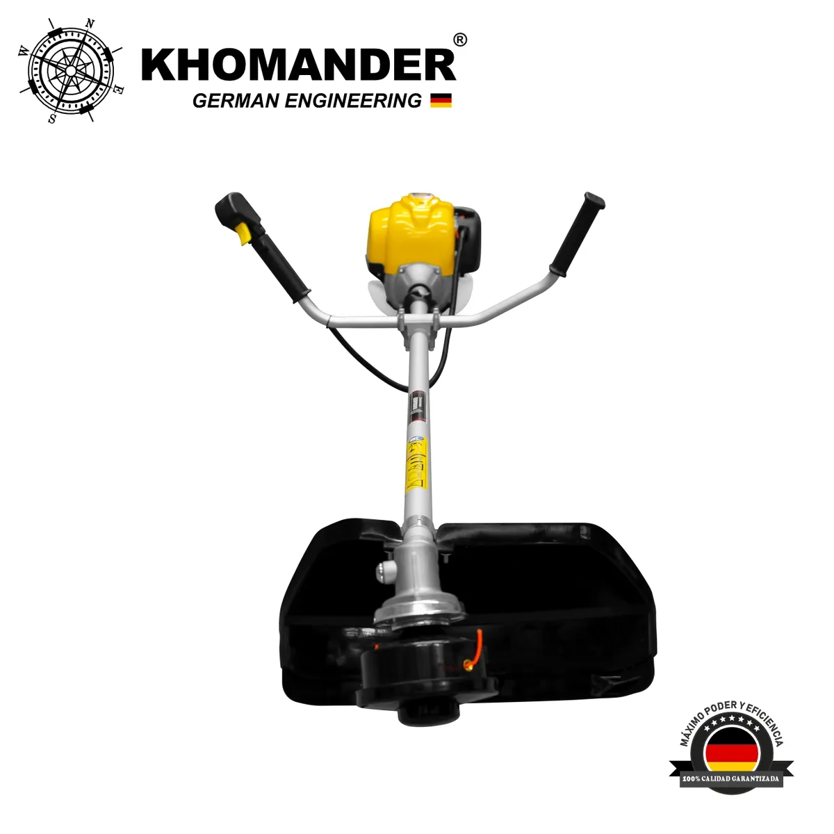 KHOMANDER - MOTOGUADAÑA RECTA - DESBROZADORA CON MOTOR DE 4 TIEMPOS - KHOMANDER