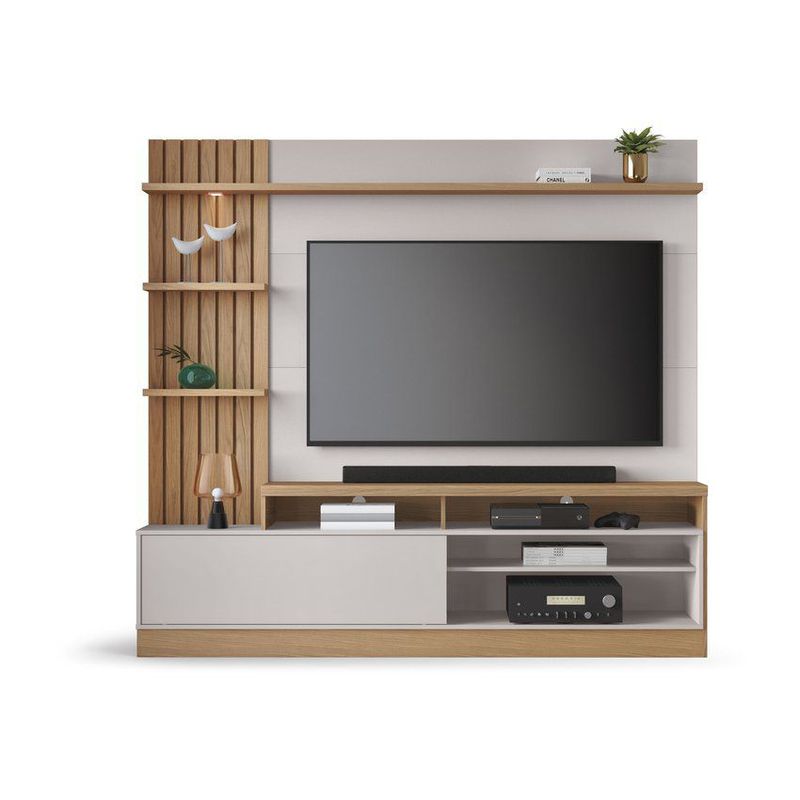 PAZART MUEBLES - CENTRO DE ENTRETENIMIENTO PANEL SPLIT OFF WHITE 65